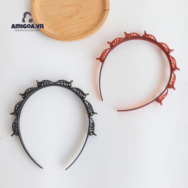 Băng Đô Cài Tóc Nhiều Lớp Thời Trang Sành Điệu Cho Nữ