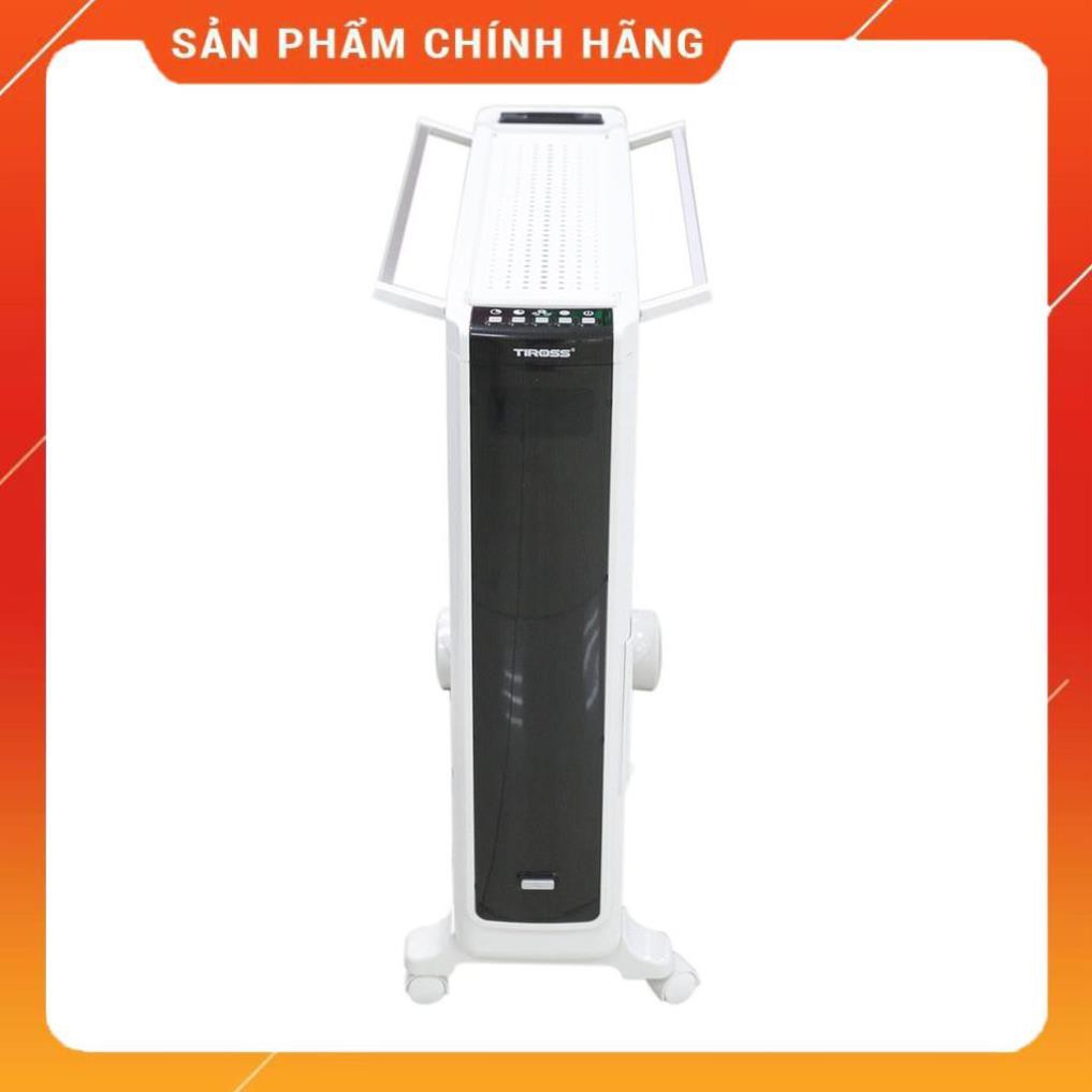 Máy sưởi dầu Tiross TS9215 (15 thanh, có khiển) | TS9218 (12 thanh, có khiển-vỏ bọc), Chính hãng-Bảo hành 12 tháng BM