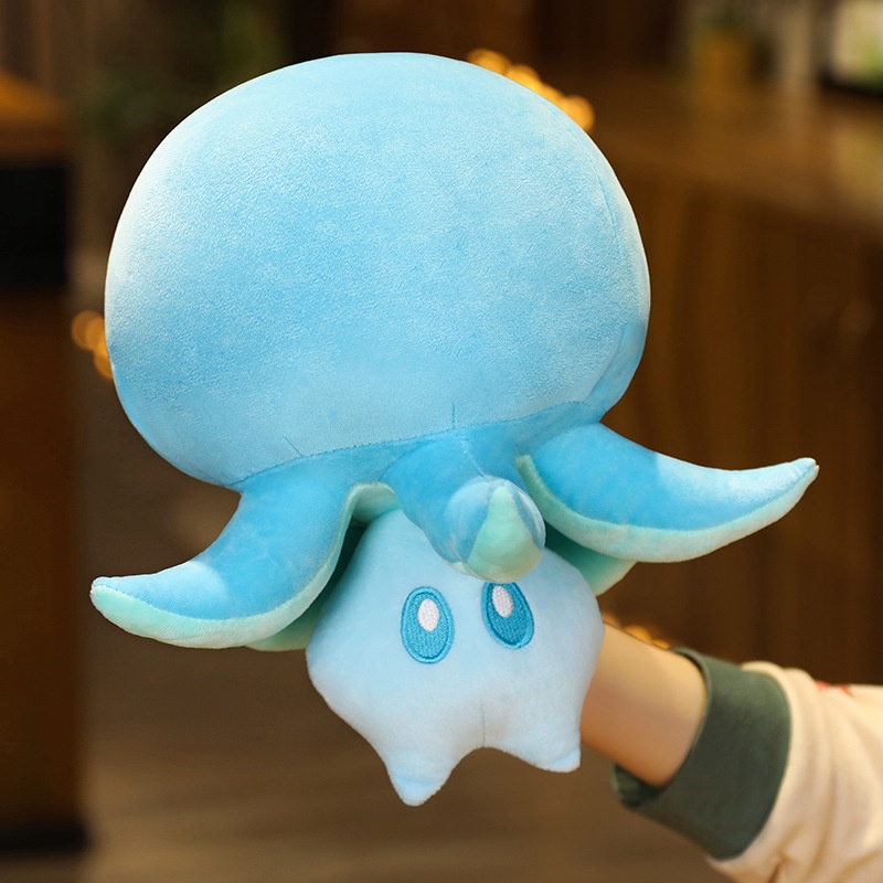 Gối Nhồi Bông Hình Hoạt Hình Anime Genshin Impact Hydro Nấms Làm Phụ Kiện Hóa Trang