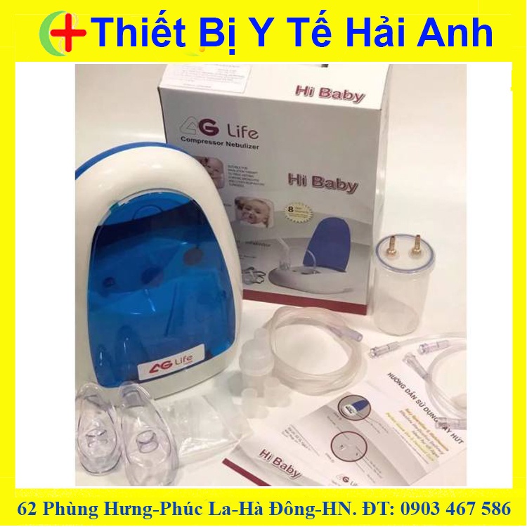 Máy Xông Và Hút Mũi Họng 2 In 1 AG - LIFE Hi Baby 2020