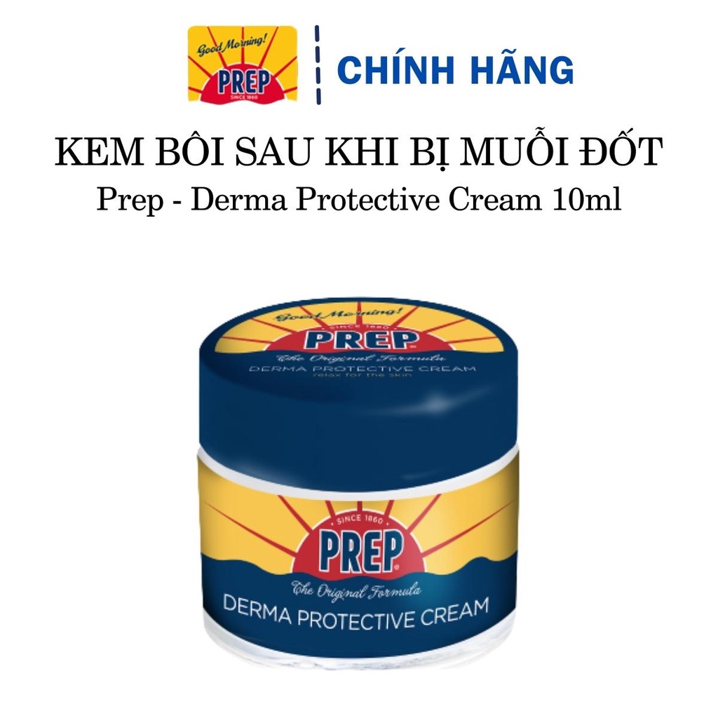 Kem bôi sau khi bị muỗi đốt Prep - Derma Protective Cream giúp làm dịu da, giảm ngứa, ngừa sẹo cho bé 10ml