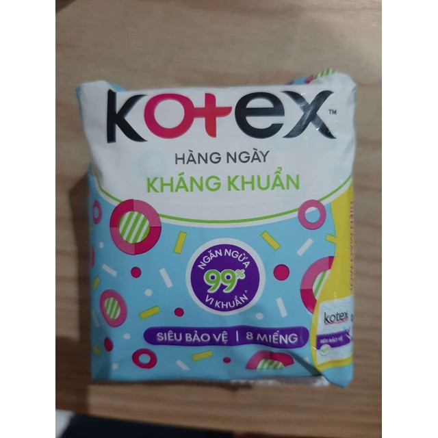 Băng vệ sinh Kotex hằng ngày siêu bảo vệ (8 miếng)