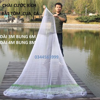 Chài Cước Xích Bắt Cá,Tôm,Cua, Ốc Chất Lượng Cao