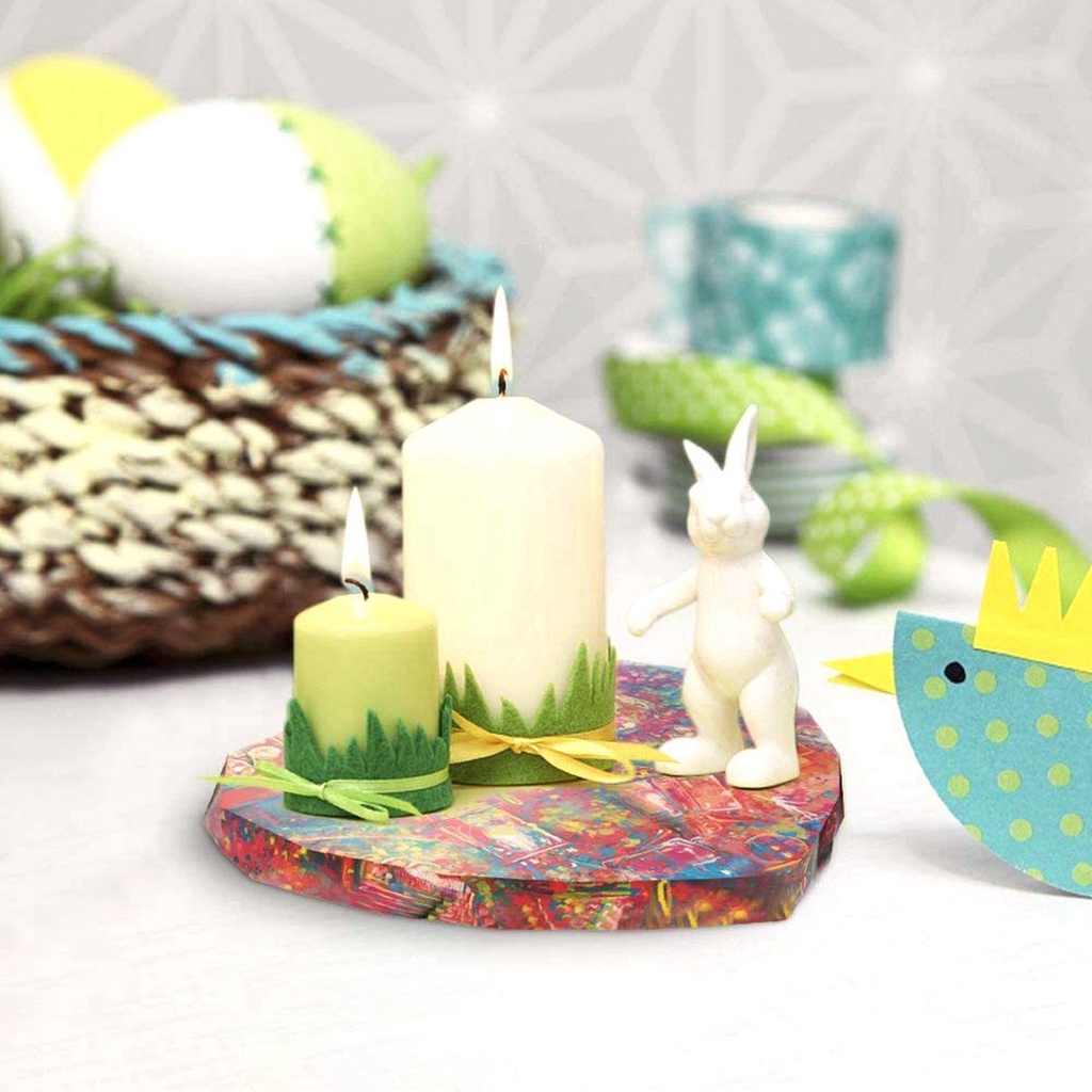 Khuôn Silicone Làm Tấm Lót Cốc Đất Sét DIY