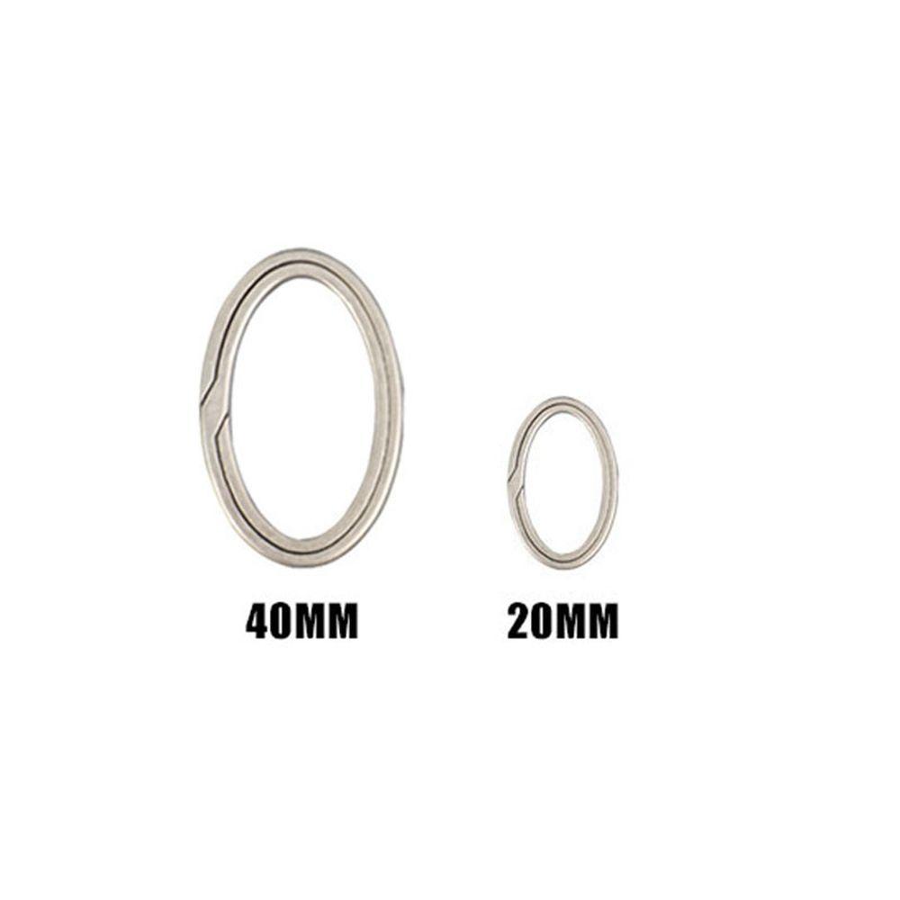 Set 2 Móc Chìa Khóa Bằng Hợp Kim Titan Siêu Nhẹ Chất Lượng Cao