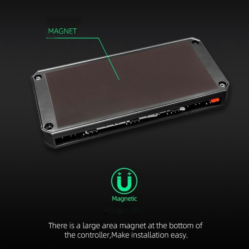 HUB Aura Sync P-ARGB V2.0 Coolmoon cho Fan Led RGB và đèn Led RGB đồng bộ Mainboard máy tính