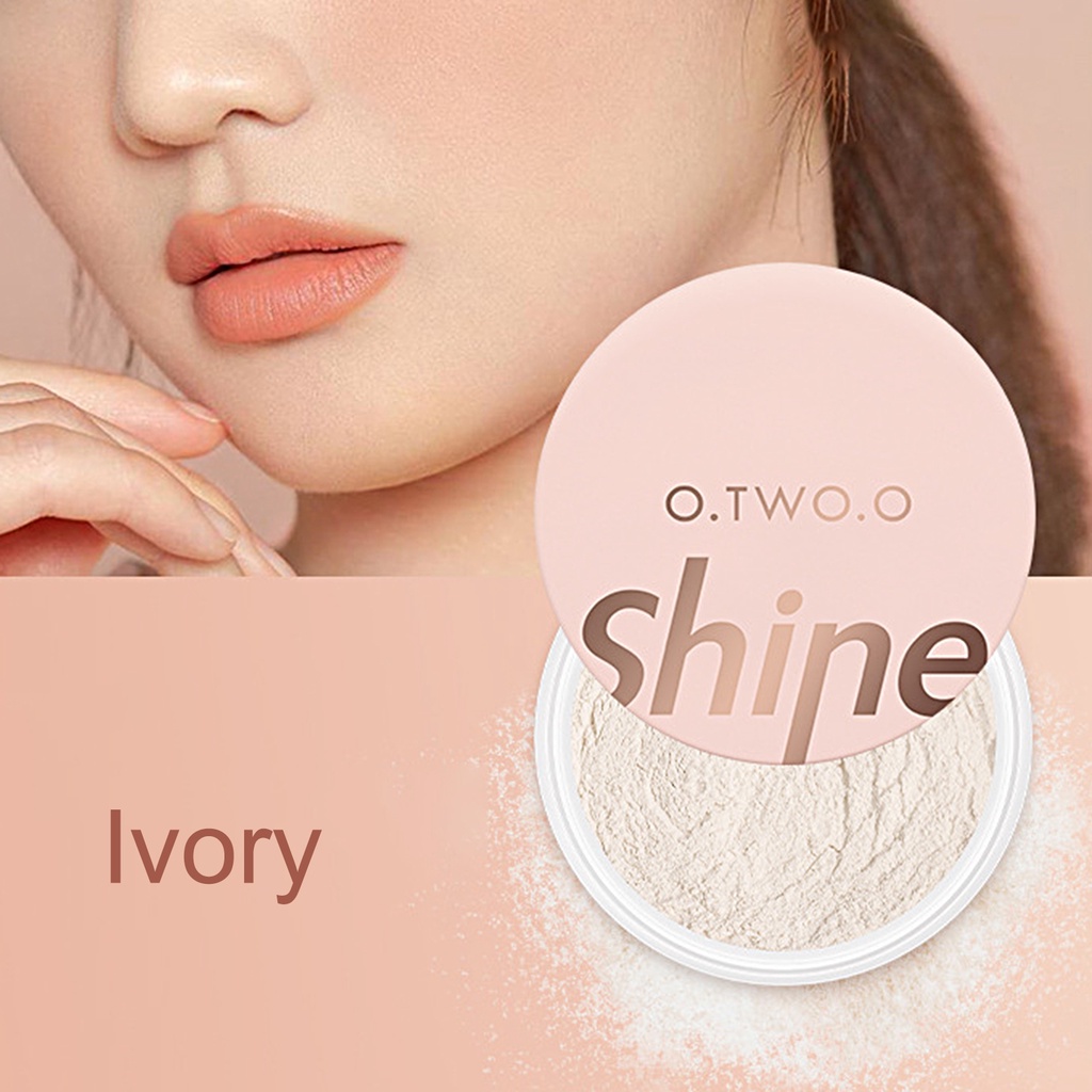 Phấn Phủ Dạng Bột O.TWO.O SE004 Màu Lì Tự Nhiên Chống Thấm Nước Kiềm Dầu Che Khuyết Điểm Hàng Ngày 10g