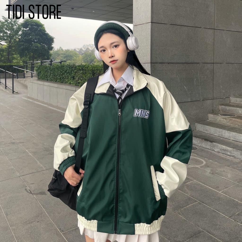 Áo khoác dù nam nữ 2 lớp unisex phối màu đẹp trẻ trung thoáng mát JD59