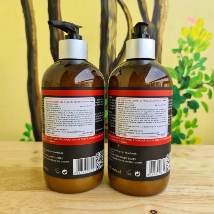 Dầu gội anpa  tăng cường liên kết siêu phục hồi cao cấp 560ml-Dầu gội đầu CHÍNH HÃNG