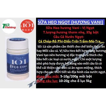 Hương liệu pha chế mồi câu cá 101 Đài Loan