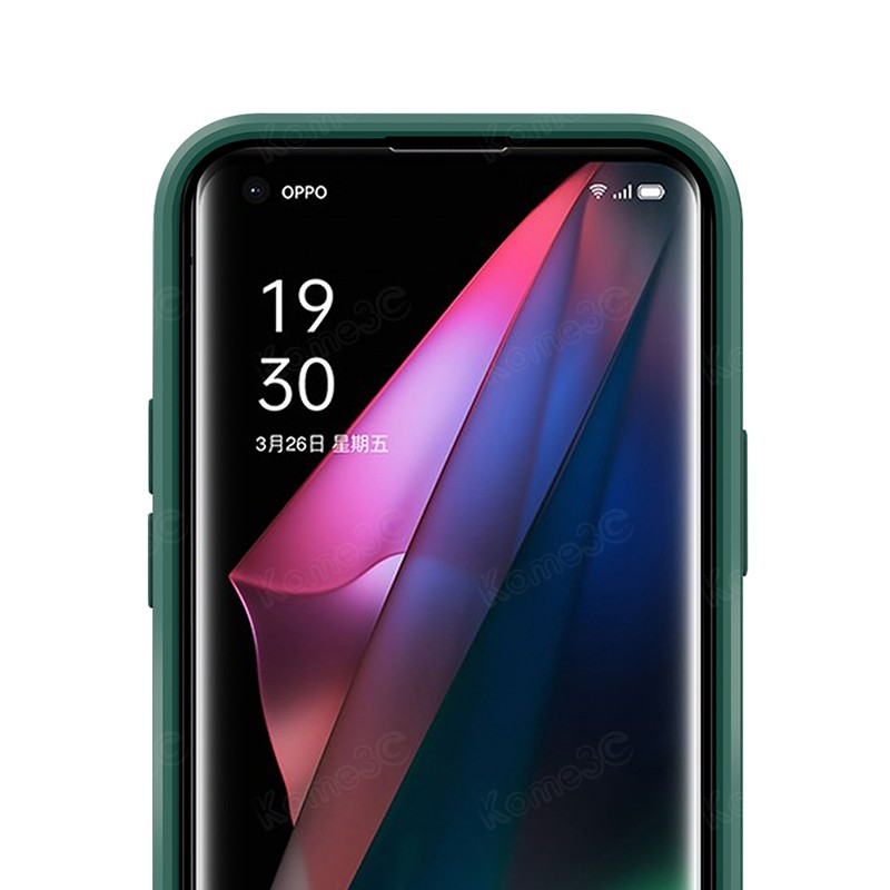 Ốp điện thoại màu trơn bảo vệ cho OPPO Find X3 Pro FindX3Pro