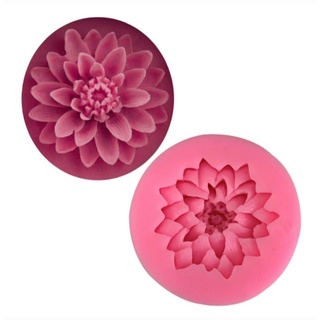 Khuôn silicon 3D mẫu hoa cúc