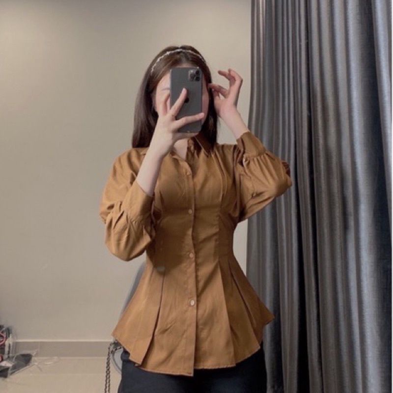 SƠ MI CHÍT EO XOÈ ĐUÔI SANG MỊN