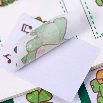 Bộ 50 Miếng Dán Tự Dính Họa Tiết Hoạt Hình Dễ Thương Cho Bé Gái