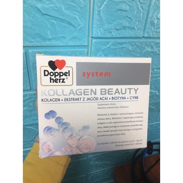 Collagen Thủy Phân Dạng Nước Doppelherz Kollagen Beauty 30 ống x 25 ml