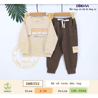 [Dokma] Bộ cổ tròn dài tay DMB352