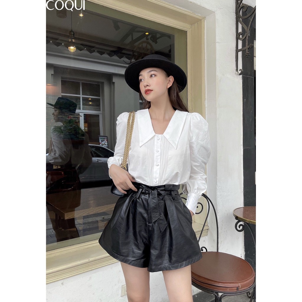 [COQUI] Áo sơmi tay phồng - Molly Shirt