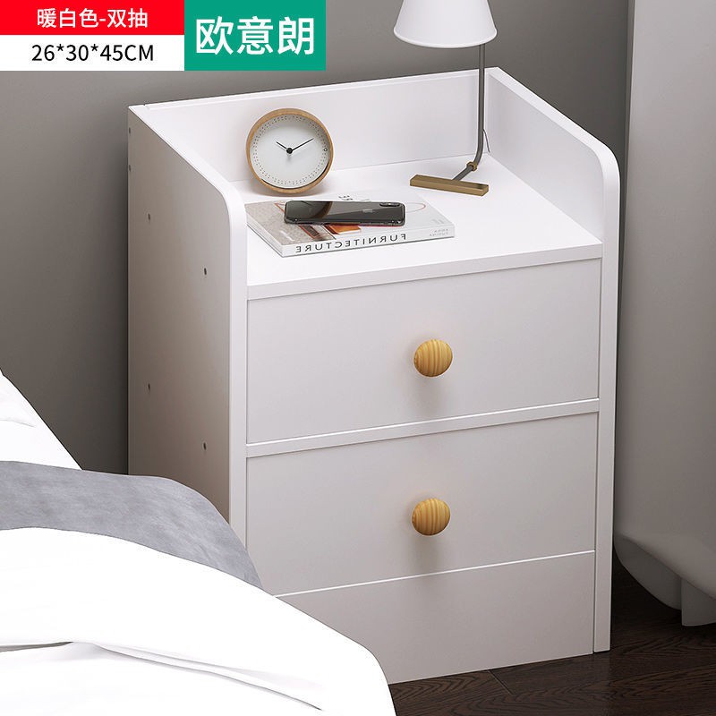 Kệ đầu giường đơn giản hiện đại giả gỗ chắc chắn tủ nhỏ đựng đồ phòng ngủ mini lưu trữ