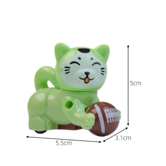 Xe Mèo Thú Đẩy Bóng Lăn - Xe Đẩy Trớn Dễ Thương Giá Rẻ [ĐỒ CHƠI TRẺ EM]