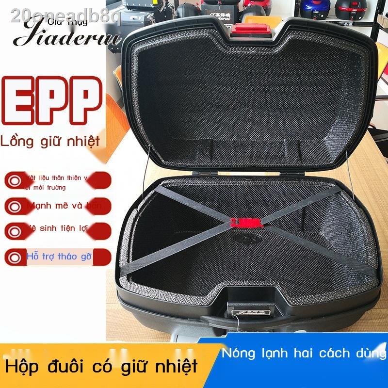20oneadb8qHộp đuôi cách nhiệt xe máy điện Hộp mang đi người lái giao hàng xốp giữ lạnh bảo quản tươi phân phối lót