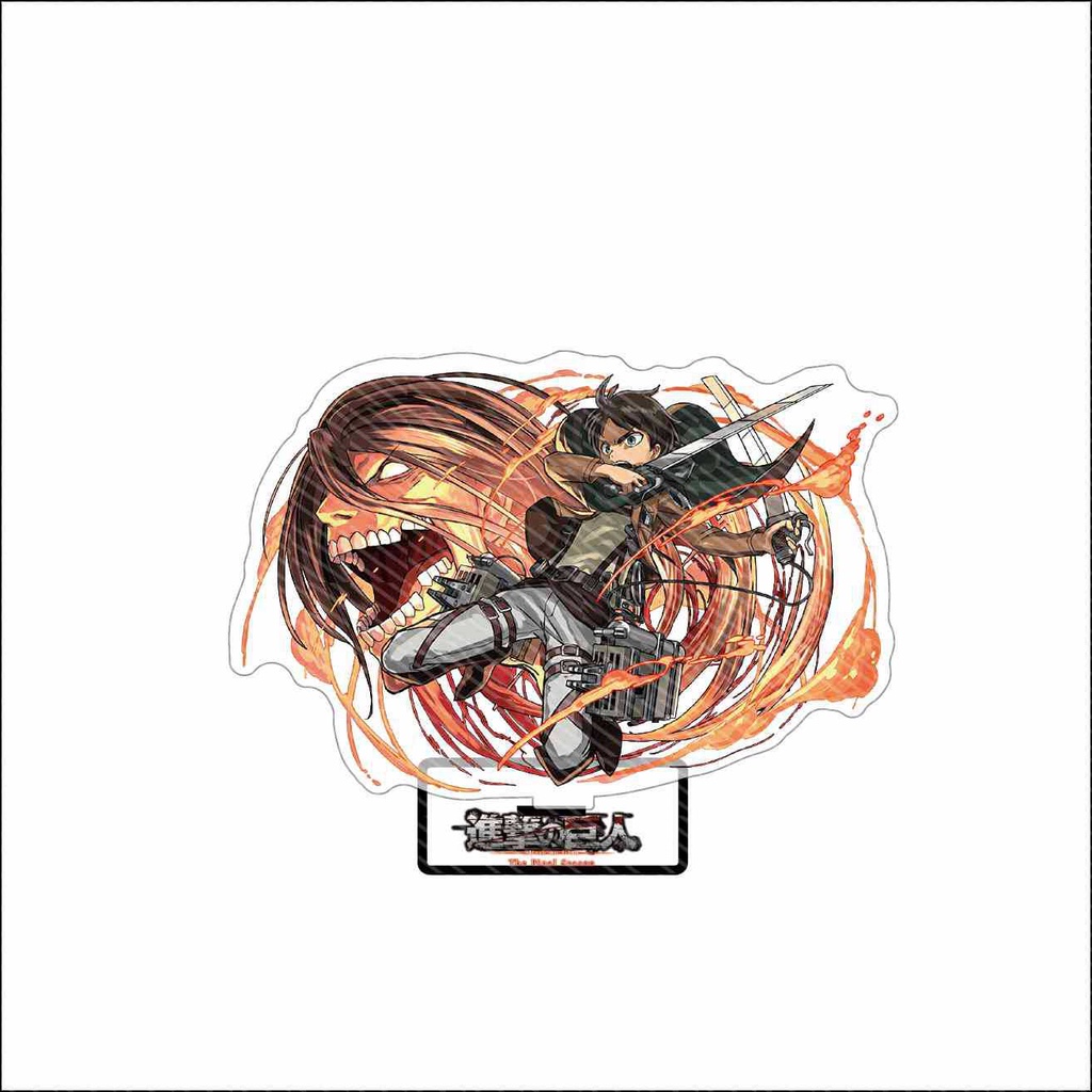 Mô Hình Nhân Vật Levi Mikasa Eren Trong Attack On Titan 16cm Để Bàn Trang Trí Nhà / Văn Phòng