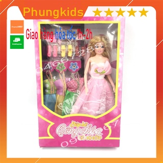 Bộ đồ chơi búp bê - Đồ chơi búp bê khớp nhiều phụ kiện dành cho bé