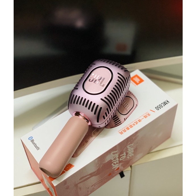 Micro karaoke kiêm loa JBL KMC650 hàng chính hãng - 16W