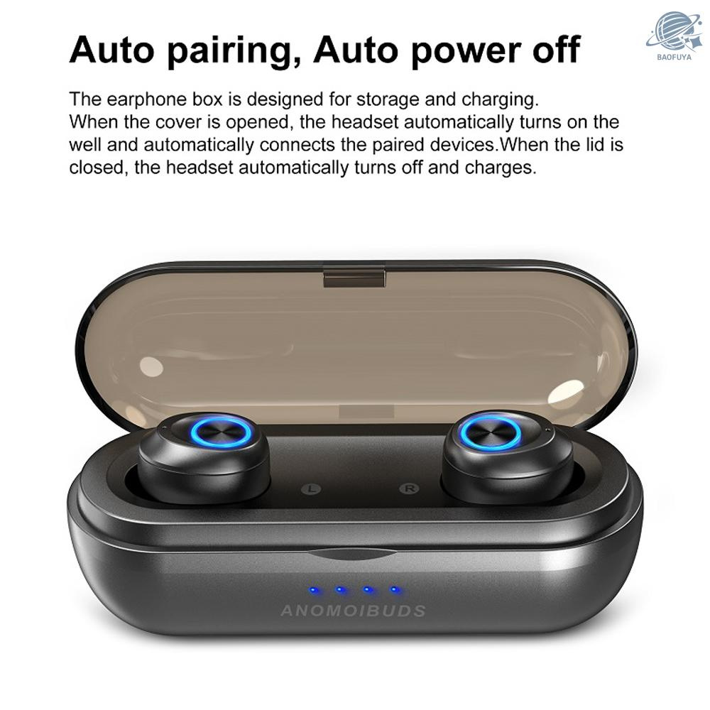 Tai Nghe Không Dây Anomoibuds Ip010-X Tws Bluetooth 5.0 1000mah Kèm Mic Cho Iphone Xr Xs X 8 Plus Android Điện Thoại