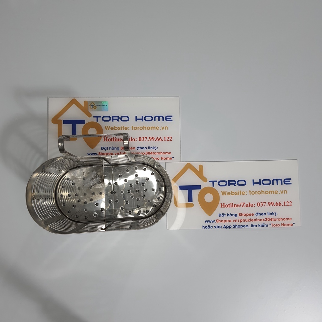 Ống đũa inox 304 loại 2 ngăn OV-4 Toro Home, Cam kết chất liệu inox Chuẩn 304