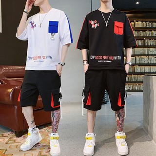 (Hàng Mới Nhất )Đồ bộ/quần áo thể thao/ Bộ Quần áo thể thao hai màu cá tính và chất ngầu