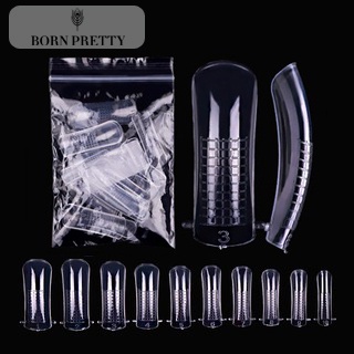 BORN PRETTY Set 20 khuôn nối móng tay nhanh chóng tiện dụng cho móng tay UV Gel