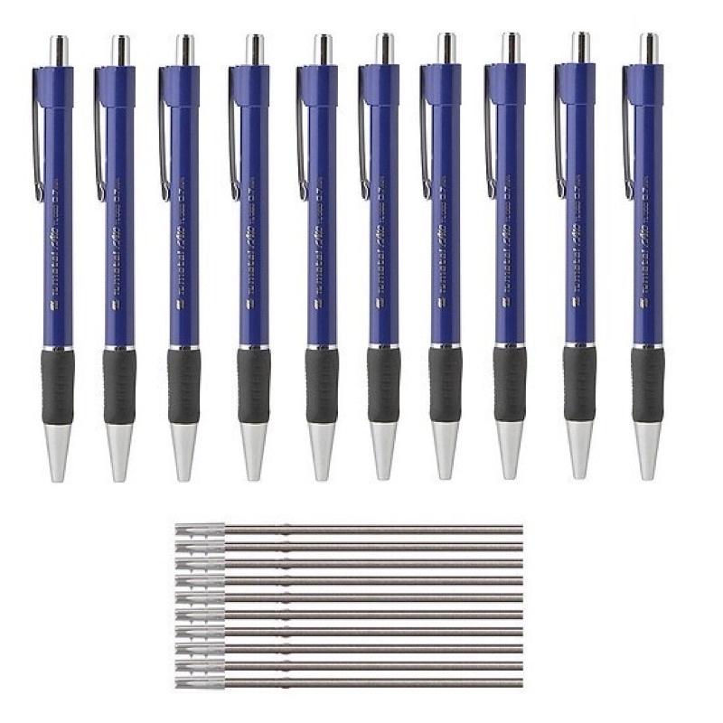 1 vỉ 10 ruột bút bi nét to 0.7mm bút 036,023,024,025