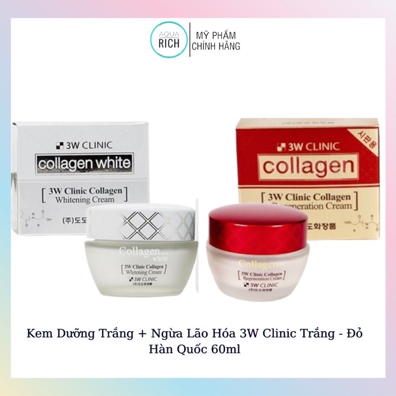 Kem dưỡng da Collagen 3W CLINIC Collagen – Hàn Quốc