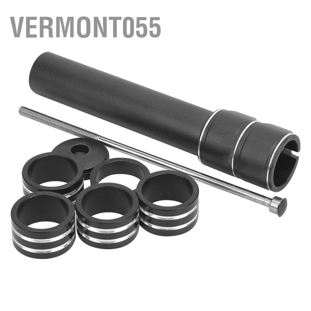 Vermont055 Vermont055 Xe đạp bằng hợp kim nhôm Tay lái tăng Thiết bị chiều cao Stem Riser Phần thân xe kéo dài phuộc