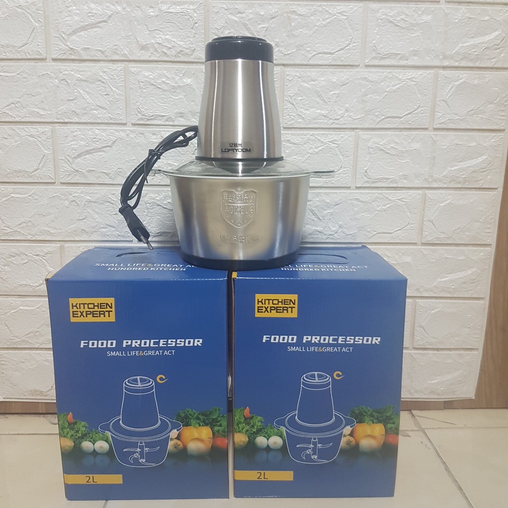 Máy Xay Đa Năng 4 Lưỡi Dao Kép inox 304