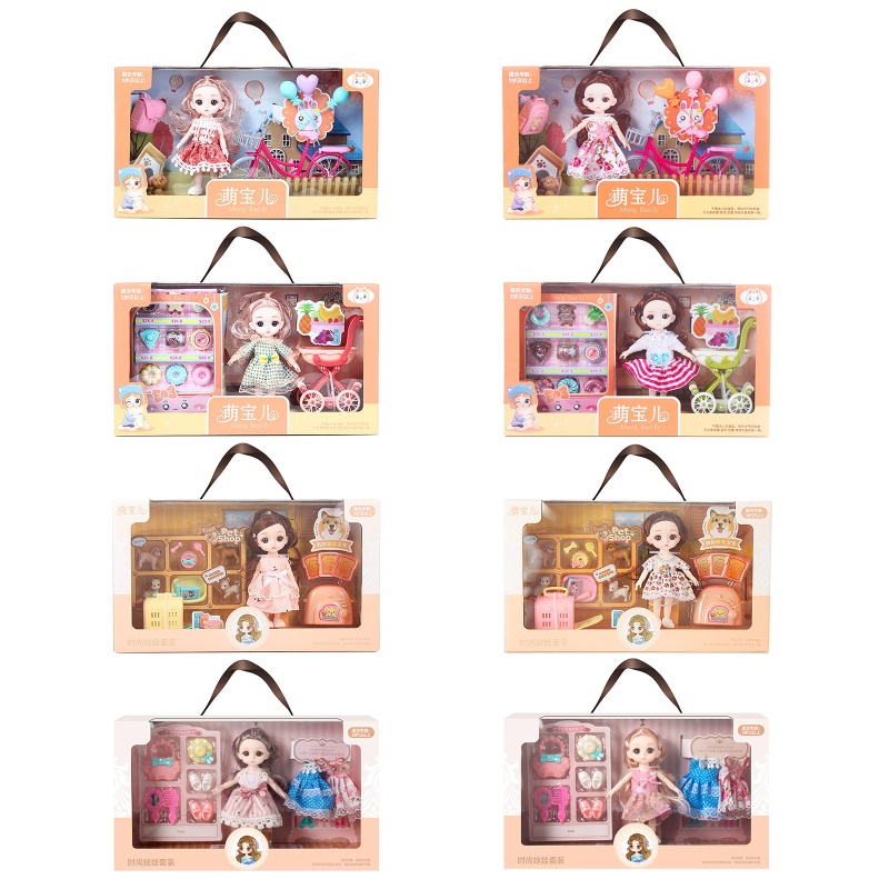 Xe Đẩy Đồ Chơi Mini Luyện Tập Trí Thông Minh Cho Bé Gái 6-8 Tuổi