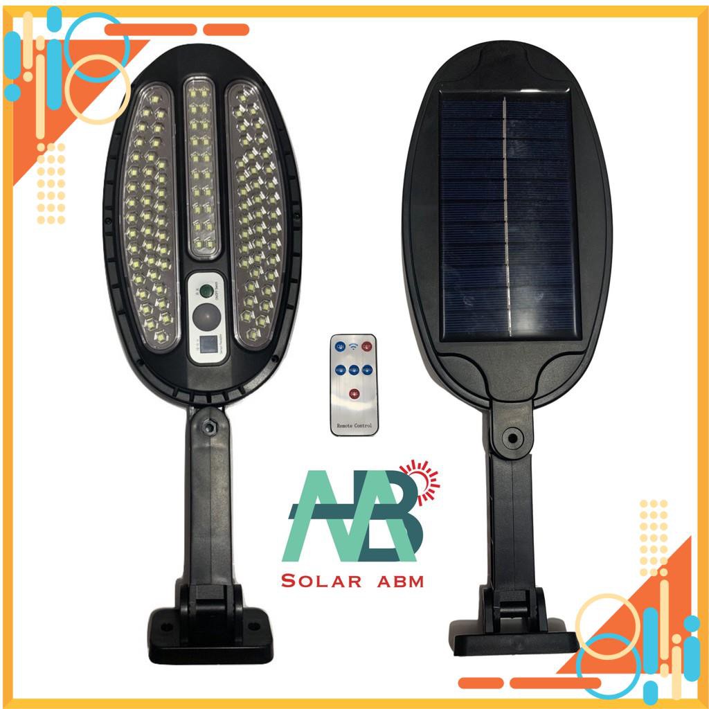 Đèn Đường Năng Lượng Mặt Trời Tấm Pin Liền Thể 50W 100W , 138 LED , IP65 , Chống Nước , ABS , 50W.. 200W ABM Solar
