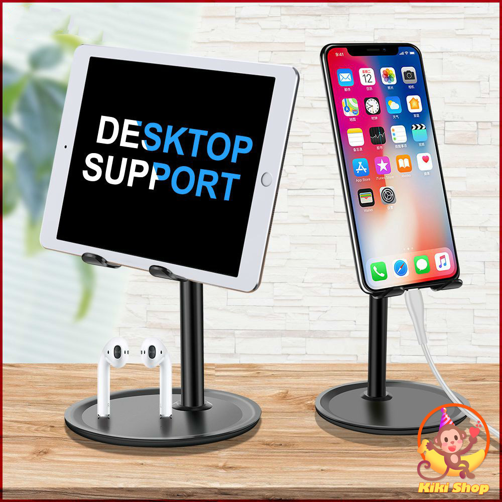Phone Stand Holder Desktop Stand Mount Removable Metal Support Holder Bracket for IPhone Mobile Phone Desktop IPad Accessories