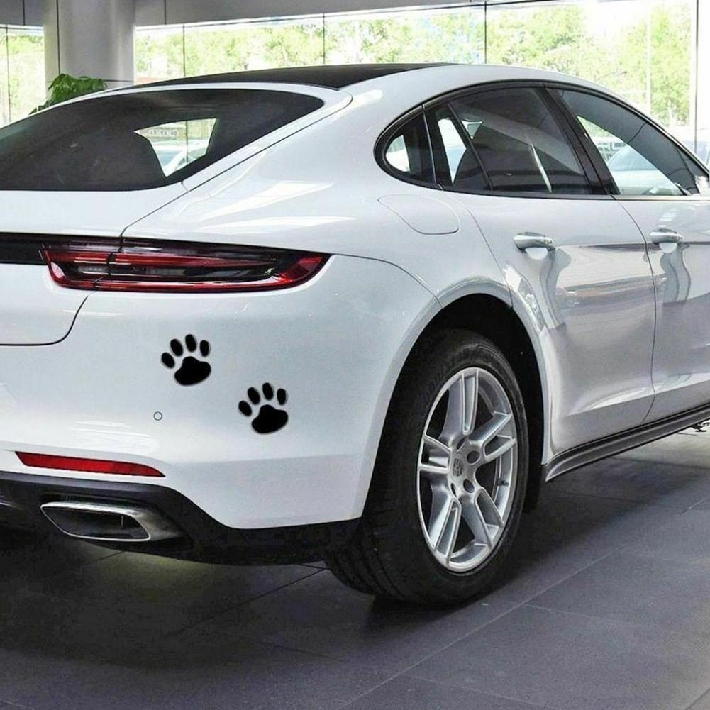1 Cặp Đề Can Dán Trang Trí Xe Hơi Hình Dấu Chân Chó Mèo 3d Dễ Thương | BigBuy360 - bigbuy360.vn