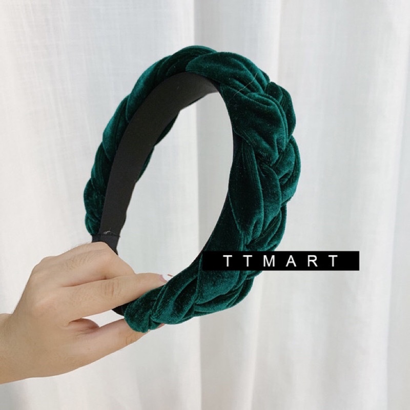 Băng đô áo dài - cài tóc - bờm tóc bằng nhung phối đồ tết