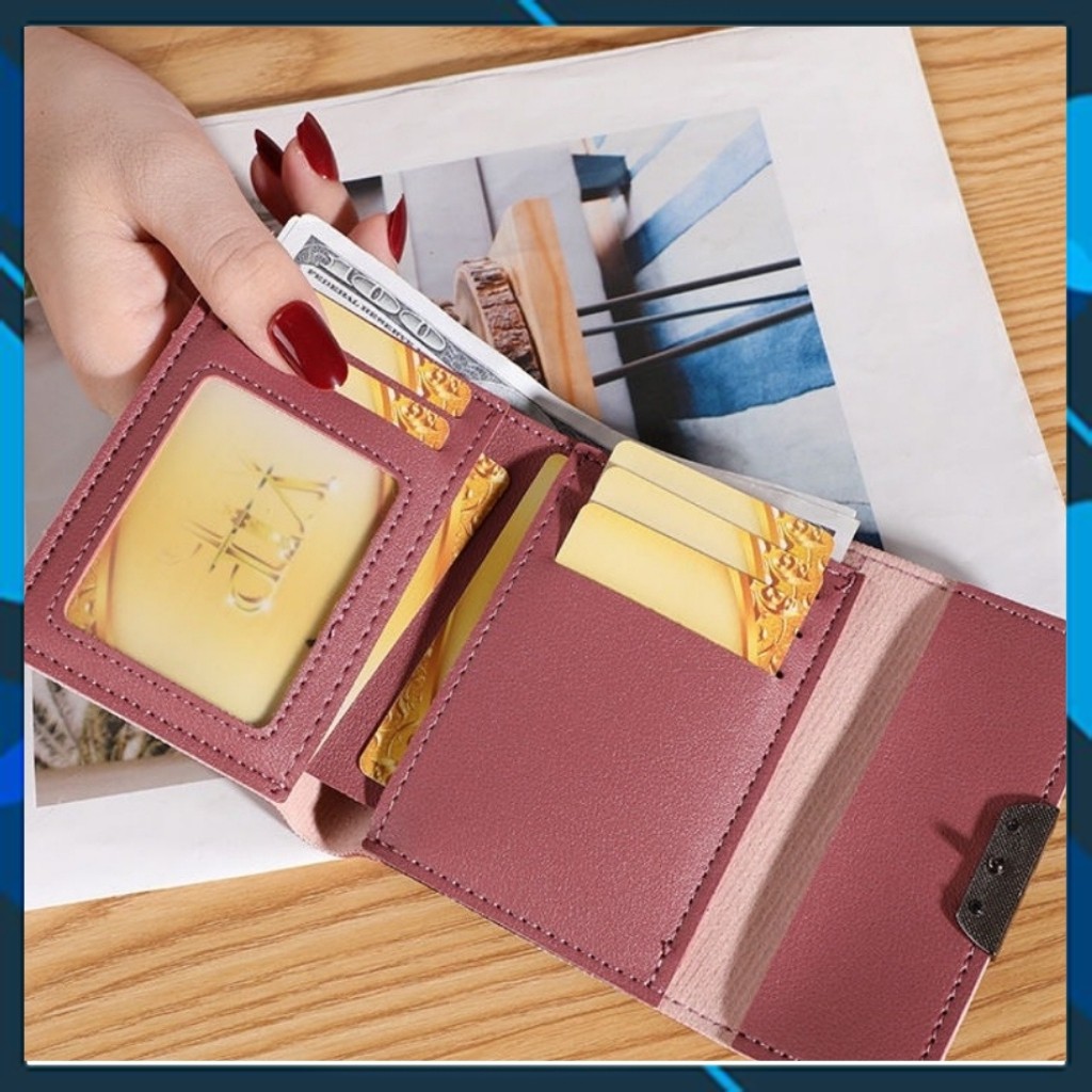 Ví Nữ❤️ Freeship❤️ Ví Nữ MiNi Nhiều Ngăn Để Tiền Và Thẻ Ngân Hàng Nhiều Màu Chất Đẹp | BigBuy360 - bigbuy360.vn