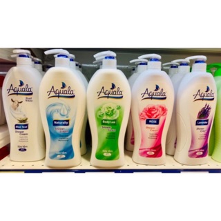 Sữa tắm dê aqual 1200ml đủ Hương