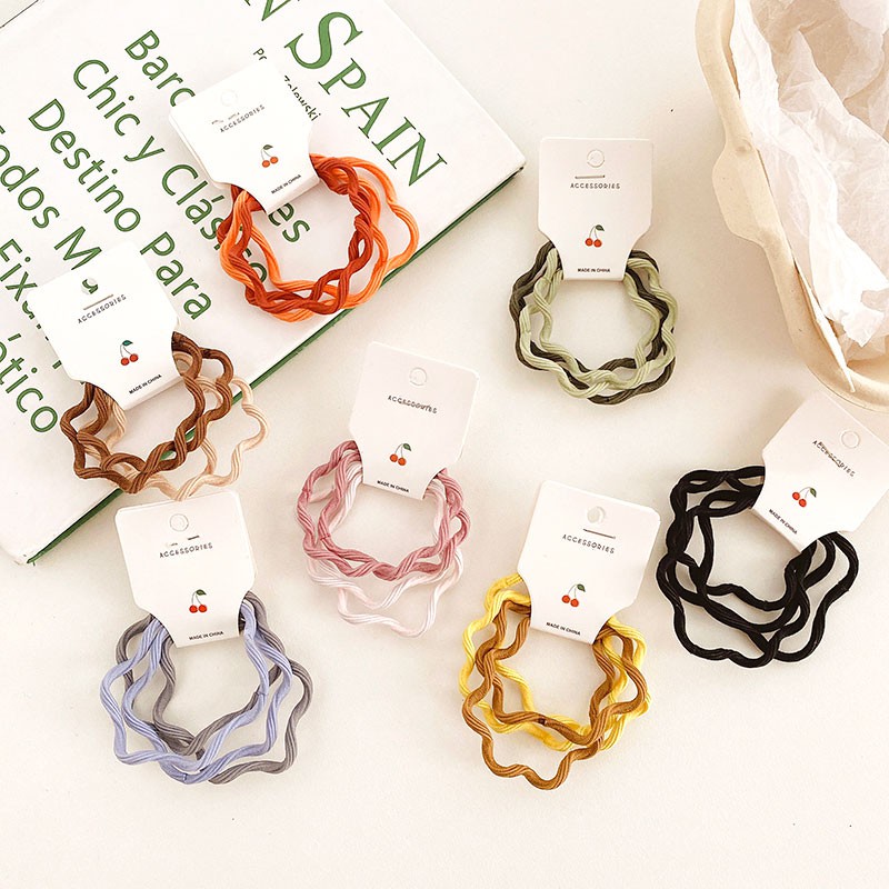 Dây thun buộc tóc thiết kế dễ thương không làm đau tóc dành cho bé gái