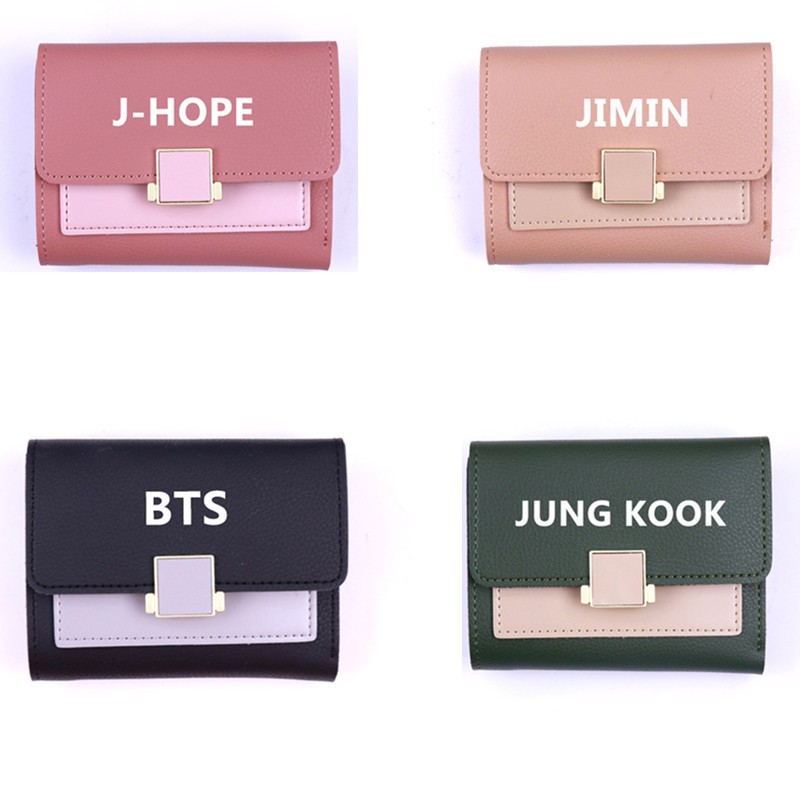 Ví da phong cách nhóm nhạc BTS thời trang dành cho fan