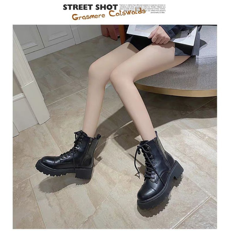 1G[ Order] Boots cao cổ khoá bên siêu tiện nằm trong bộ sưu tập mùa thu đông 2020