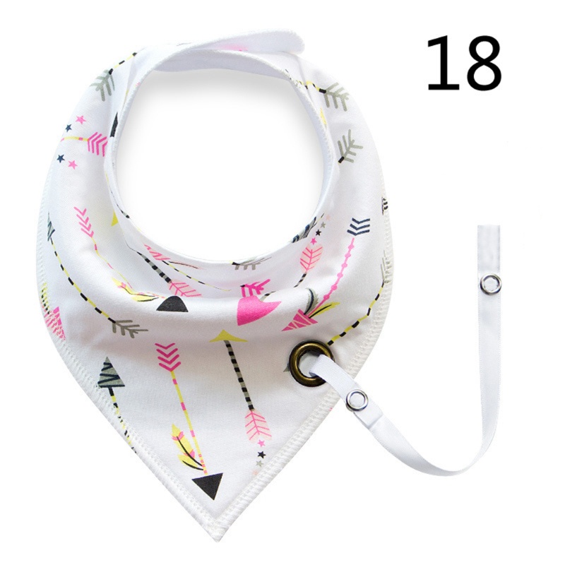 Yếm Ăn Cotton Hình Tam Giác Dễ Thương Cho Bé