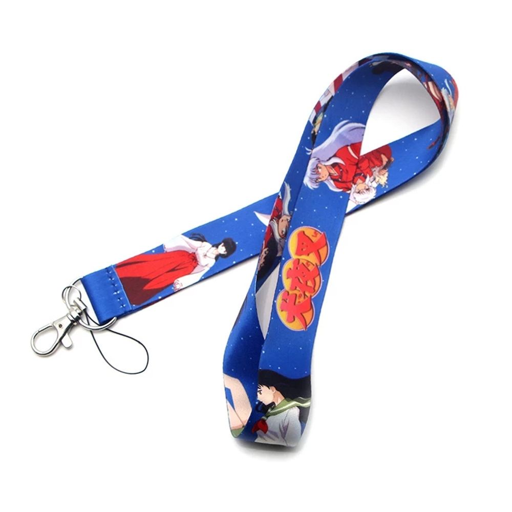 Dây Đeo Cổ Họa Tiết Inuyasha Để Gắn Điện Thoại Di Động Tiện Dụng