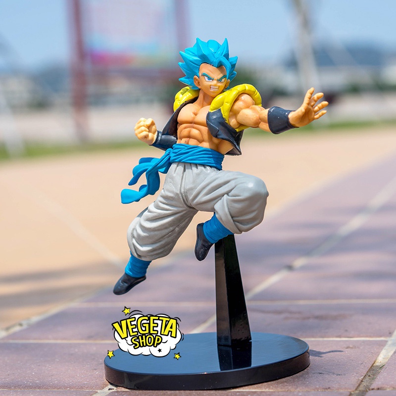 Mô hình Gogeta Dragon Ball Super - Mô hình Gogeta Super Saiyan God Blue - Gogeta tóc xanh - Cao 18-23cm