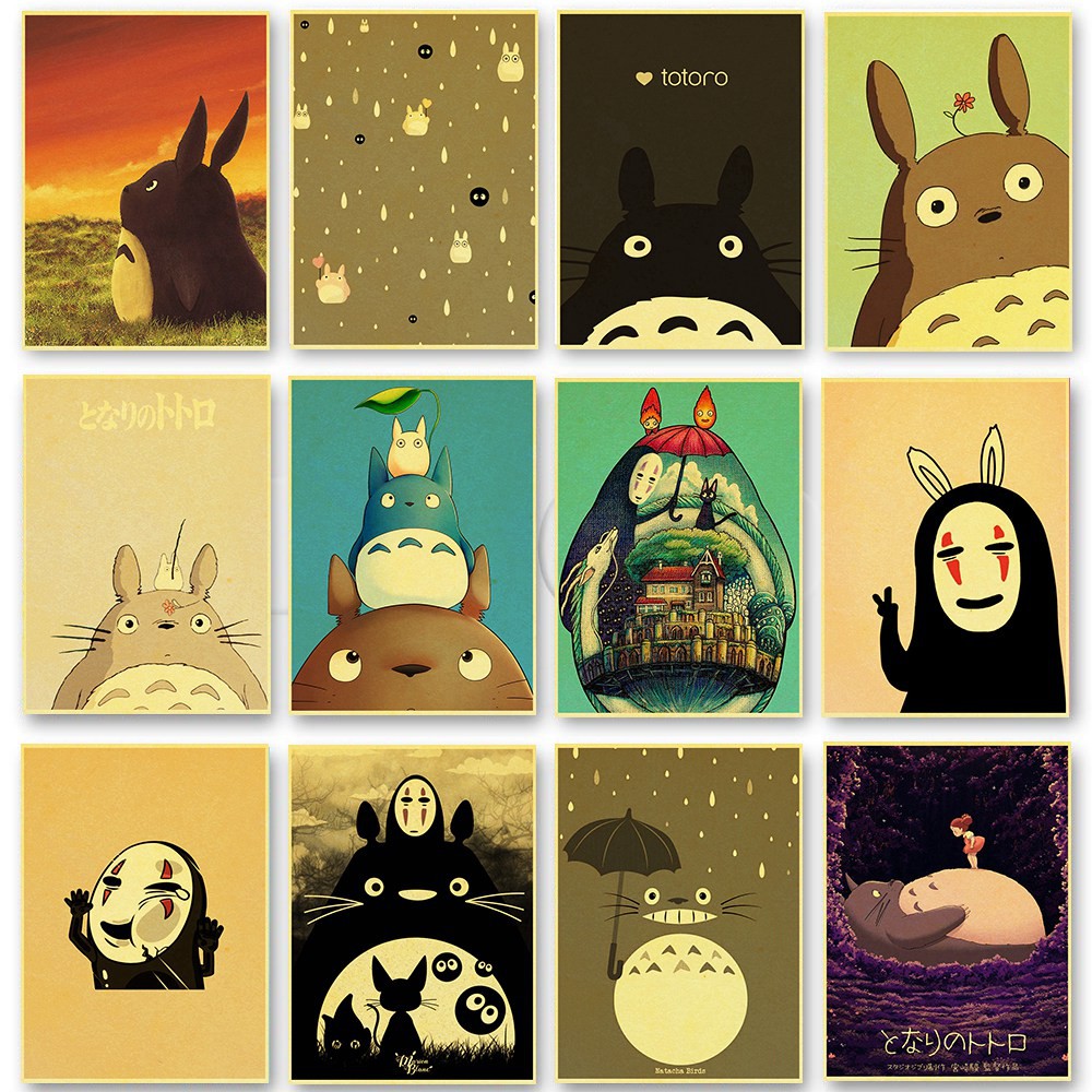 Poster Phim Hoạt Hình Hàng Xóm Tôi Là Totoro