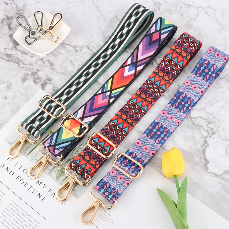 Dây Đeo Túi Xách Phong Cách Dân Tộc Mới 2022 38mm